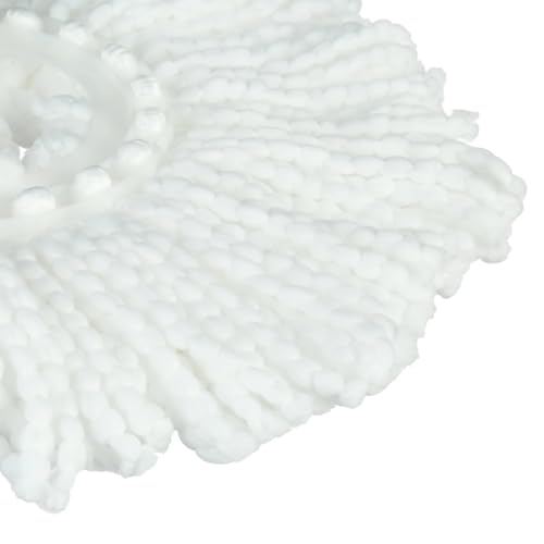 kytaste Microfiber Mop Heads Refills for Universal Spin Mop, Standard Replacement for Hurricane, Mopnado Round Shape Spin Mop Handle, 360 Degree. Perfect Home, Commercial Clean, Wood, Tile Floor.(1PC) - Image 3