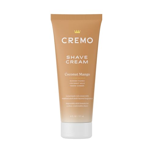 Cremo Cremo Coconut Mango Moisturizing Shave Cream Astonishingly Superior UltraSlick Shaving Cream for Women Fights Nicks Cuts and Razor Burn 6 Fl Oz