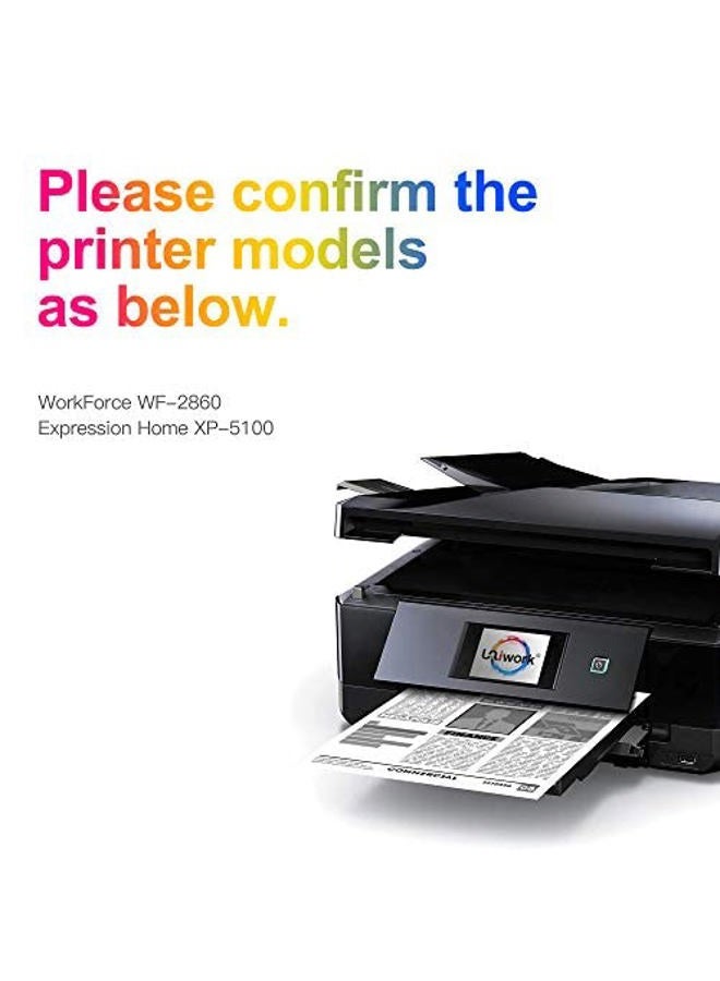 Uniwork Remanufactured 202XL Ink Cartridge Replacement for Epson 202 202XL T202XL T202 to use for Workforce WF-2860 Expression Home XP-5100 Printer (2 Black) - Image 2