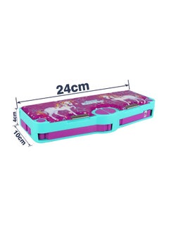 SMILY KIDDOS Smily Kiddos Multi Functional Pop Out Pencil Box for Kids Stationery for Children - Unicorn Theme - Purple  - Image 3