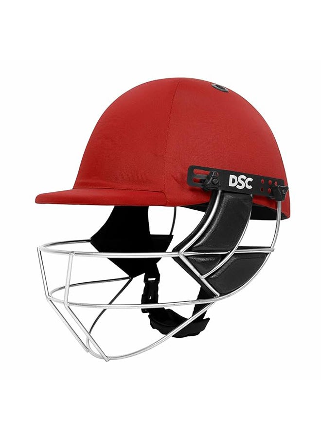 DSC Defender Cricket Helmet | Size: Medium | For Men & Boys | Adjustable Steel Grill | Back Support Strap | Lightweight  - Image 1