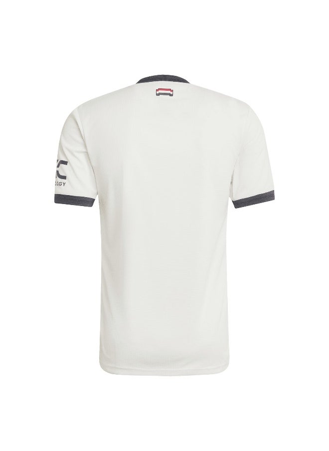 Adidas Adidas Mufc 3 Jsy Au White Football Jerseys For Men Xs  - Image 3