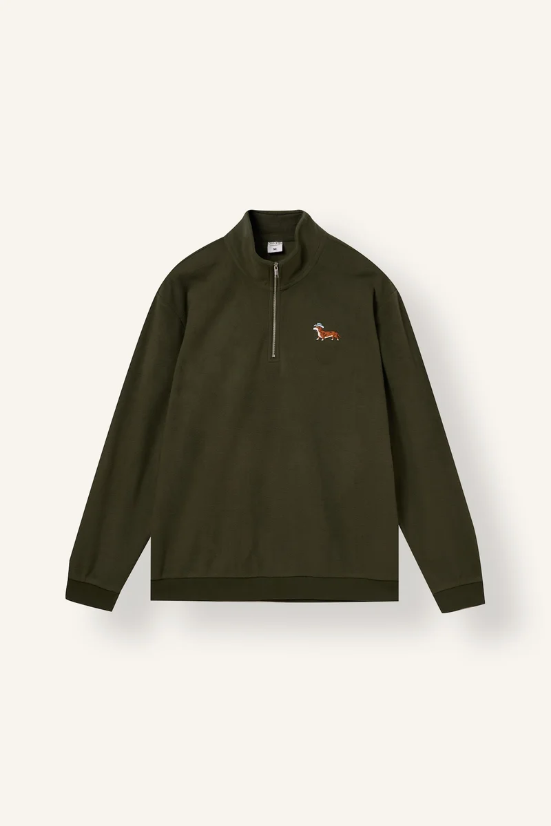 Defacto Regular Fit Fleece Stand Collar Sweatshirt and Trousers Set