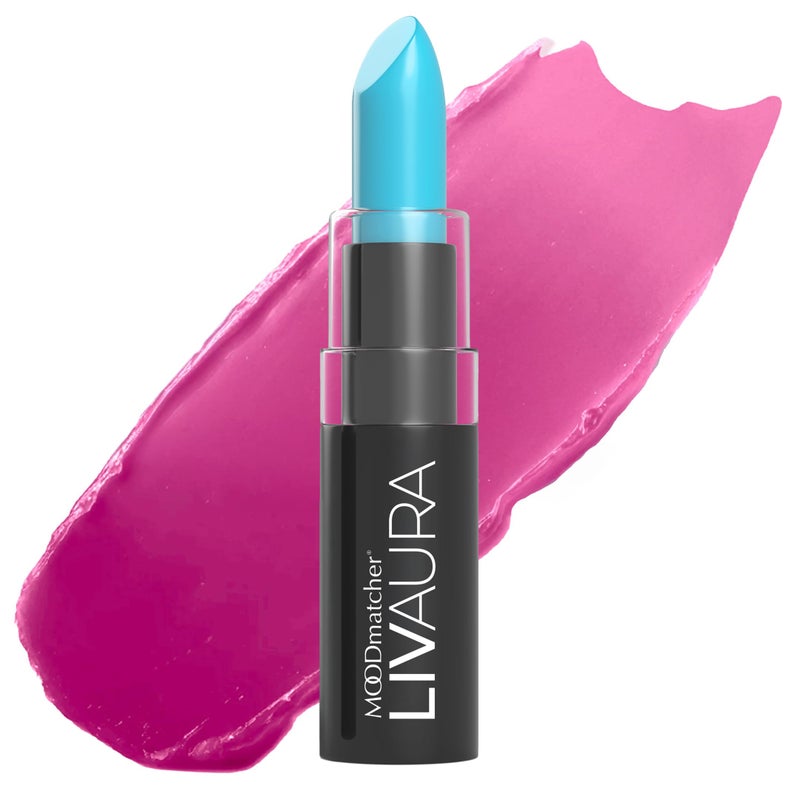 MOODmatcher Fran Wilson Lipstick, LIGHT BLUE Original Color-Change Lipstick - 12 HOUR Long Wear, Enriched with Aloe & Vitamin E for Ultra-Hydration, Waterproof, Smudgeproof & Kissproof 0.12 Oz (3.5g) - Image 1