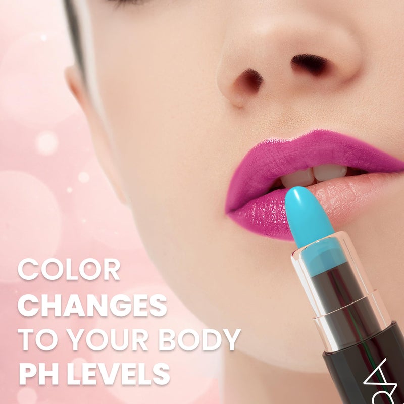 MOODmatcher Fran Wilson Lipstick, LIGHT BLUE Original Color-Change Lipstick - 12 HOUR Long Wear, Enriched with Aloe & Vitamin E for Ultra-Hydration, Waterproof, Smudgeproof & Kissproof 0.12 Oz (3.5g) - Image 2