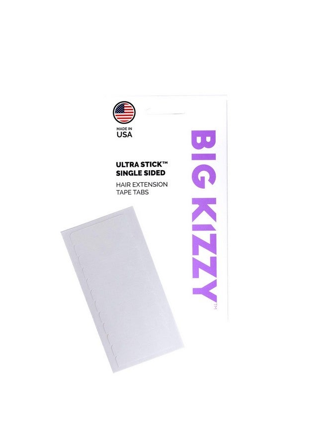 بيج كيزي شريط لاصق بديل فائق الجودة أحادي الجانب من Big Kizzy لوصلات الشعر - يدوم من 6 إلى 8 أسابيع أو أكثر - ثبات قوي وخالٍ من البقايا - شريط لاصق أحادي الجانب لوصلات الشعر - 48 قرصًا - Image 1