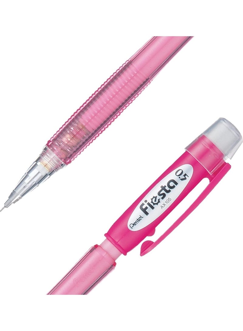 Pentel 10-Piece Fiesta Mechanical Pencil With Lead And Erasers Value Pack - Image 3