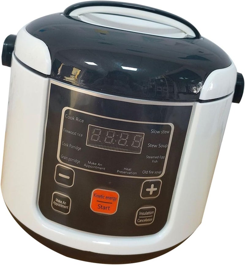 Domary طباخ أرز كهربائي صغير محمول للسفر مع وظيفة الحفاظ على الدفء سعة 2 لتر لـ 2-4 أشخاص (24 فولت) - Image 5