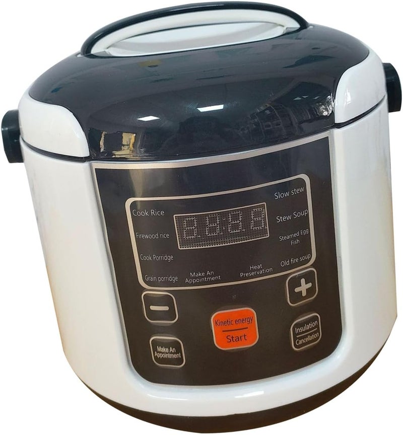 Domary طباخ أرز كهربائي صغير محمول للسفر مع وظيفة الحفاظ على الدفء سعة 2 لتر لـ 2-4 أشخاص (24 فولت) - Image 1