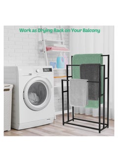 Royal Polar ROYALPOLAR 3 Tiers Free Standing Towel Rack Floor Bath Towel Holder Stand Bathroom Accessories Organizer for Bath Storage  Hand Towels Wash clothes  - Image 4
