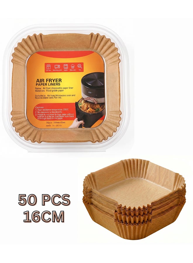 Feelings AIR FRYER PAPER LINER 16CM, 50PCS |SQUARE - Image 2
