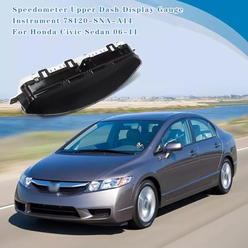 Frezon عداد سرعة فريزون عرض لوحة القيادة العلوية مناسب لهوندا سيفيك (2006-2011) الجيل الثامن # 78120-SNA-A14، فقط للأبواب الأربعة، وليس للأبواب الثنائية - Image 5