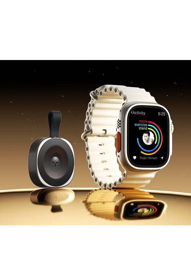 متوافق مع شاحن IWatch Alloy اللاسلكي المغناطيسي، شاحن Apple Watch للشحن اللاسلكي للساعات. - Image 3