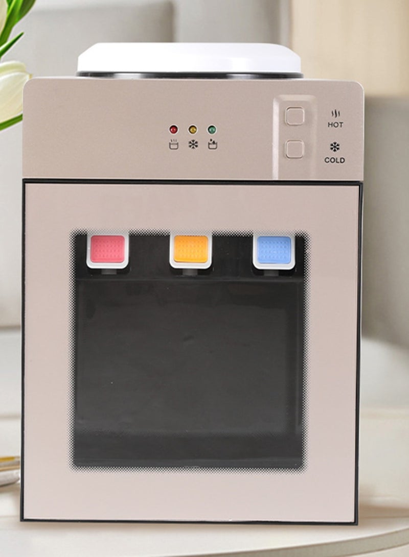 Beauenty Countertop Water Dispenser， Holds 3 Or 5 Gallon Jug, Top Loading Water Cooler,3 Temperature Settings Water Cold Hot Water Dispenser, Suitable For Home,Office,Dorm Bedside Use（Golden） - Image 5