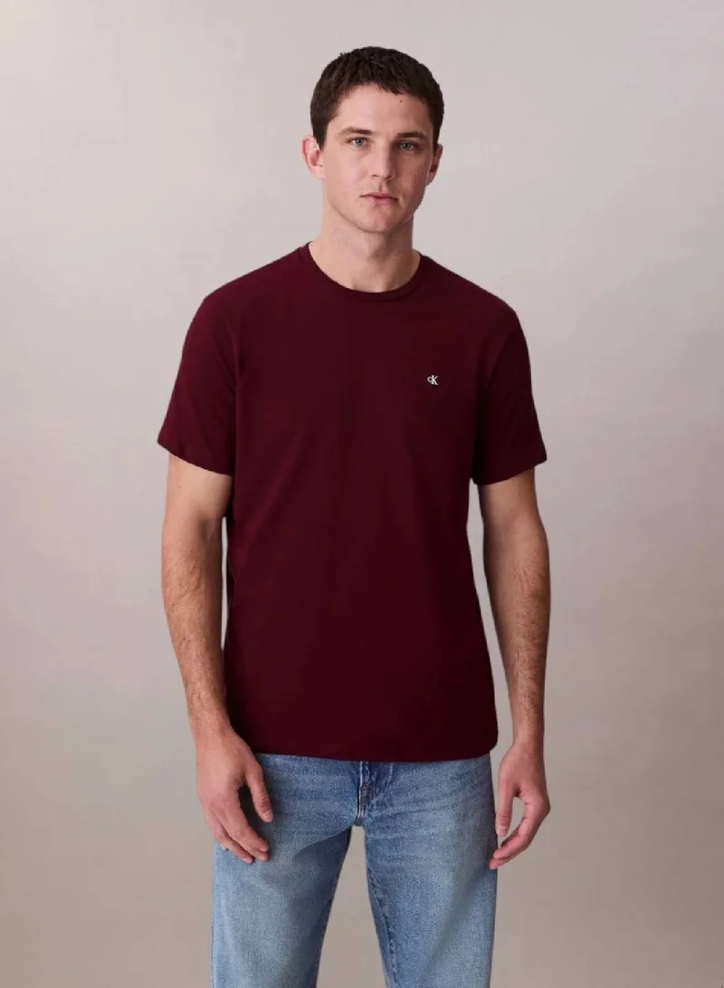 Smooth Cotton Monogram Logo T-Shirt