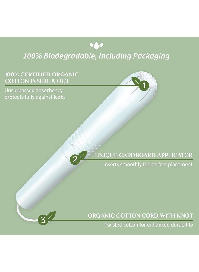ORGANYC - Organyc Super Applicator Tampons - Image 1