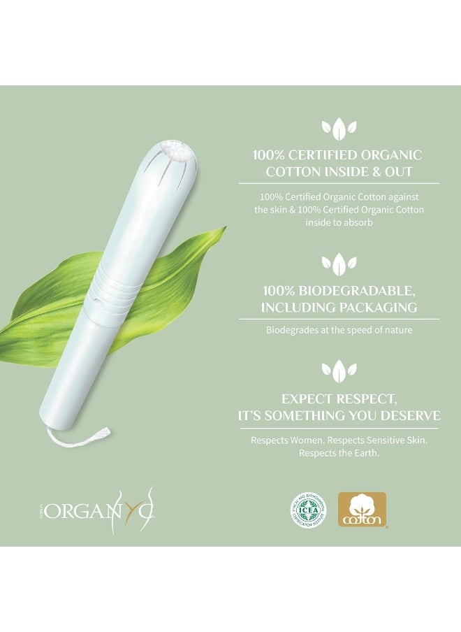 ORGANYC - Organyc Super Applicator Tampons - Image 1
