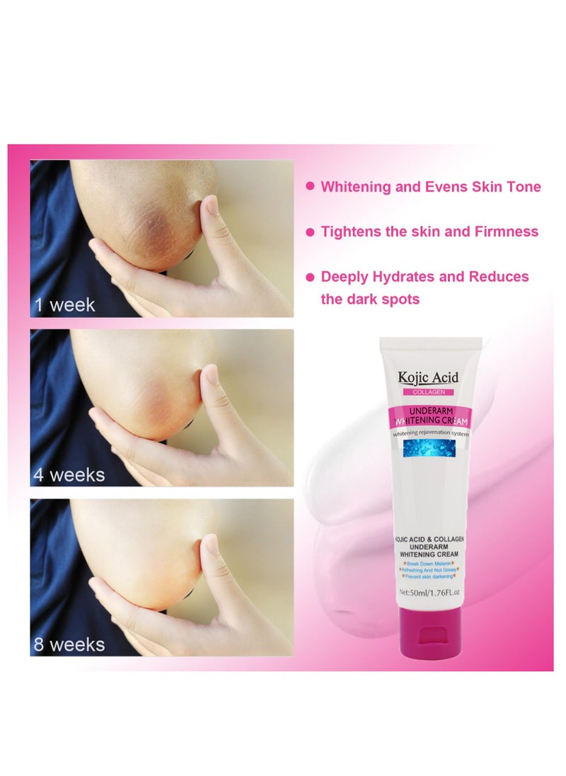 KOJIC ACID kojic acid Collagen Underarm Whitening Cream  - Image 4