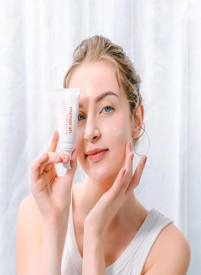 MENORAH كريم مينورا ألترا المرطب والمُرمِّم - كريم للتحكم في التجاعيد وشد البشرة مع فيتامين هـ، والصبار، والنياسيناميد، وزيت بذور زهرة المروج، يعزز مرونة البشرة، ترطيب خفيف الوزن للنساء والرجال، 50 مل - Image 2