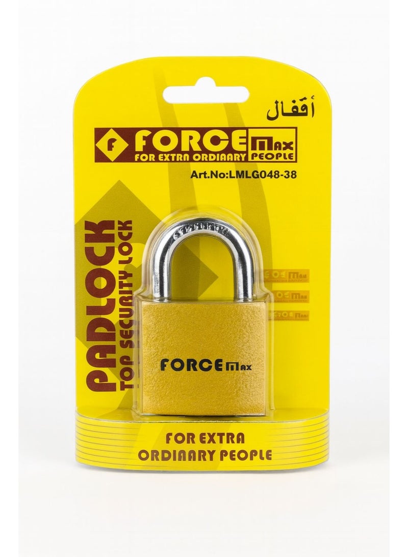 FORCEmax High Security Padlock – Heavy Duty Metal Body & Maximum Protection – Available in Multiple Sizes - Image 1