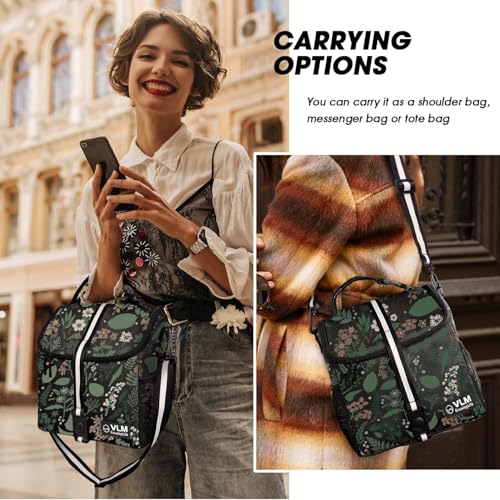 VLM Lunch Box for Women, Insulated Lunch Bag Women with Adjustable Shoulder Strap, Cute Lunch Tote Bag for Work,Picnic,Camping Big Size - Image 5
