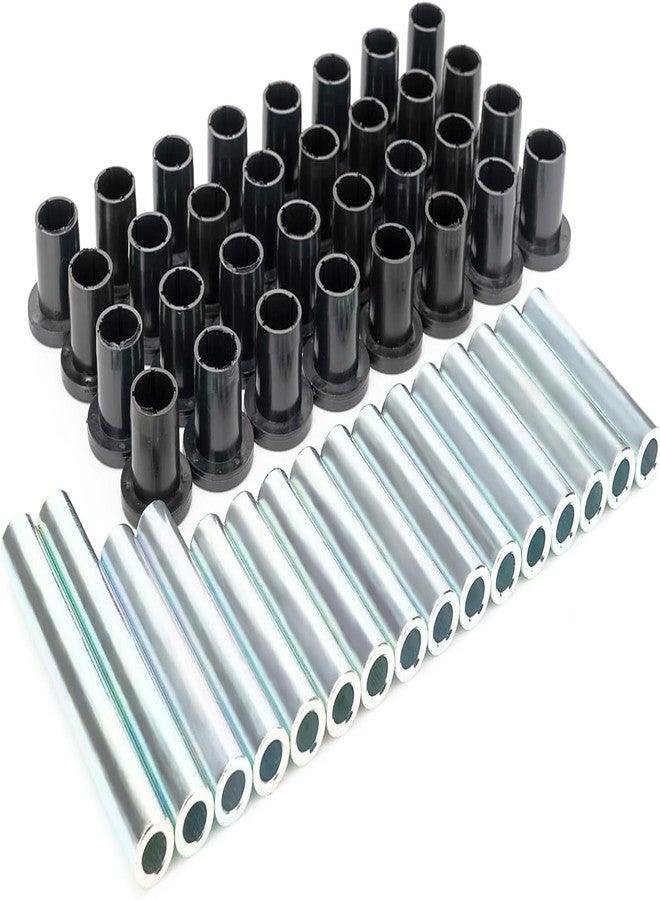 Qagea Heavy Duty A-Arm UHMW Control Arm Bushing Kit Replacement for 2005-2008 Polaris Ranger 500, 2005-2008 Polaris Ranger 700 Replace AAB-P-RAN-K1-003 CT-01 - Image 1