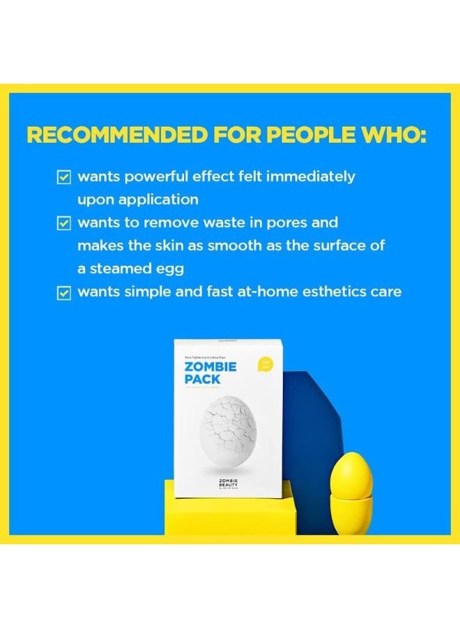 سكين1004 مجموعة Zombie Pack And Activator Kit 16g مجموعة من 8 أقنعة للوجه قابلة للغسل، مضادة للشيخوخة، تشد المسام، مرطبة - Image 4