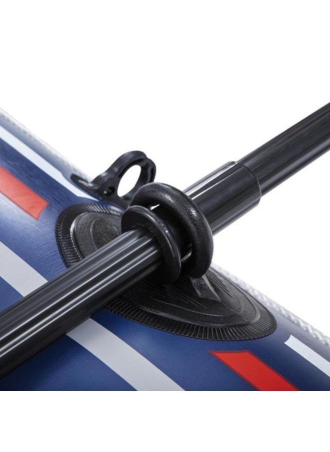 Bestway Three-Person Inflatable Boat Adult Lifeboat Fishing Boat With Paddles And Air Pump Size: 2.55*1.27M  - Image 3