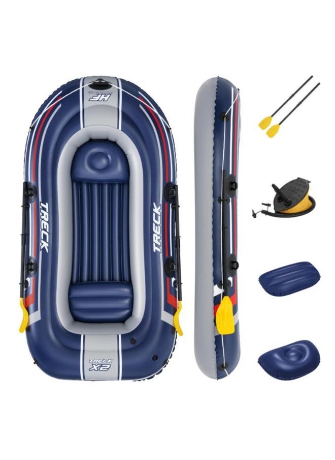 Bestway Three-Person Inflatable Boat Adult Lifeboat Fishing Boat With Paddles And Air Pump Size: 2.55*1.27M  - Image 5
