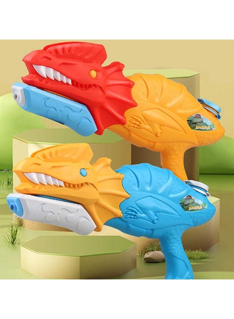 VIO Water Gun for Kids Boys Girls Adults Toys for Swimming Pool Beach Sand Summer Party Blaster Water Pistol Long Range Water Gun Outdoor Fighting Fun Games Gifts for Children Red Yellow  - Image 2