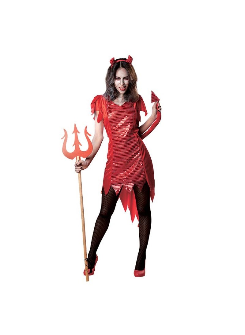 MAD TOYS - Lady Devil Adult Halloween Costume - Image 1