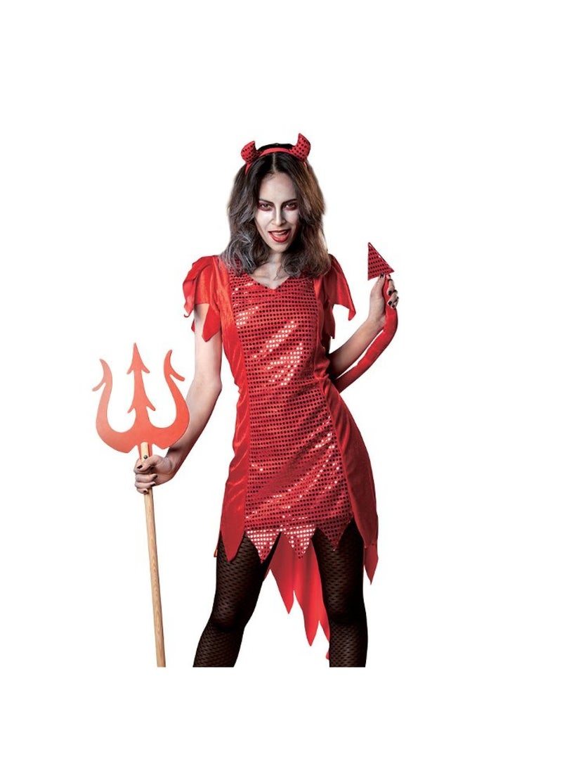 MAD TOYS - Lady Devil Adult Halloween Costume - Image 1