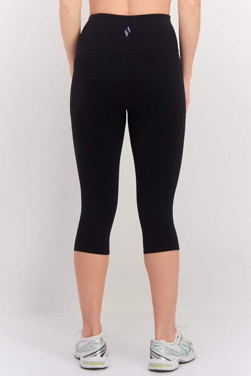SKECHERS Women Sportswear Fit Training Capri Tights, Black - Image 4