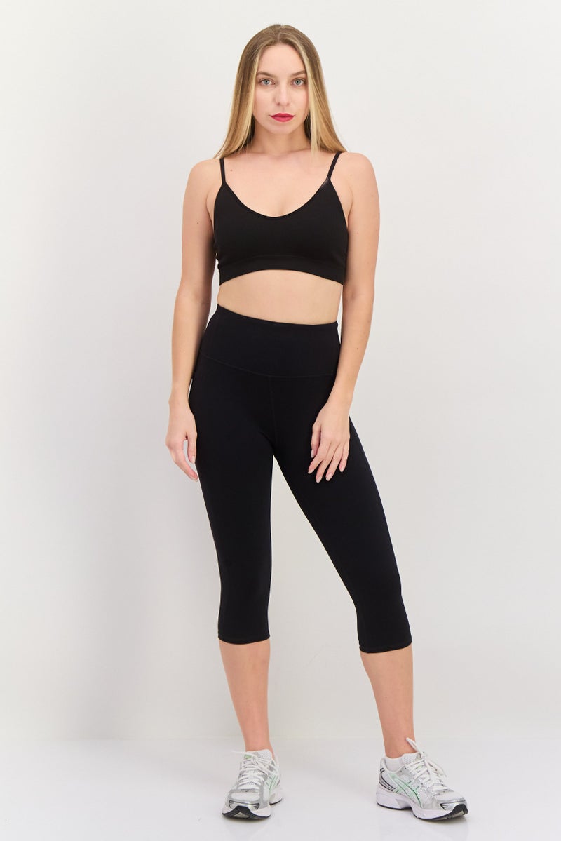 SKECHERS Women Sportswear Fit Training Capri Tights, Black - Image 2