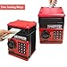 Totola Piggy Bank Electronic Mini ATM for Kids Baby Toy Safe Coin Banks Money Saving Box Password Code Lock for ChildrenBoys Girls Best Gift Black Red - Image 4