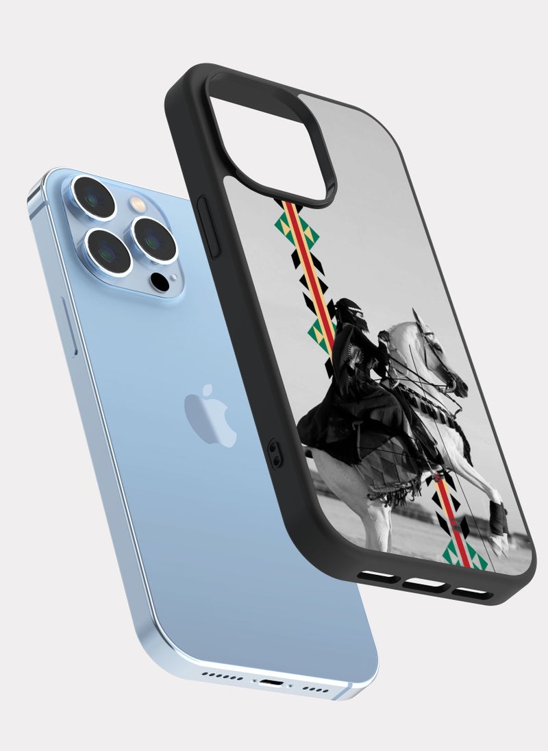 PXLAAT iPhone 13 Pro Max case cover Horsewoman - Image 2