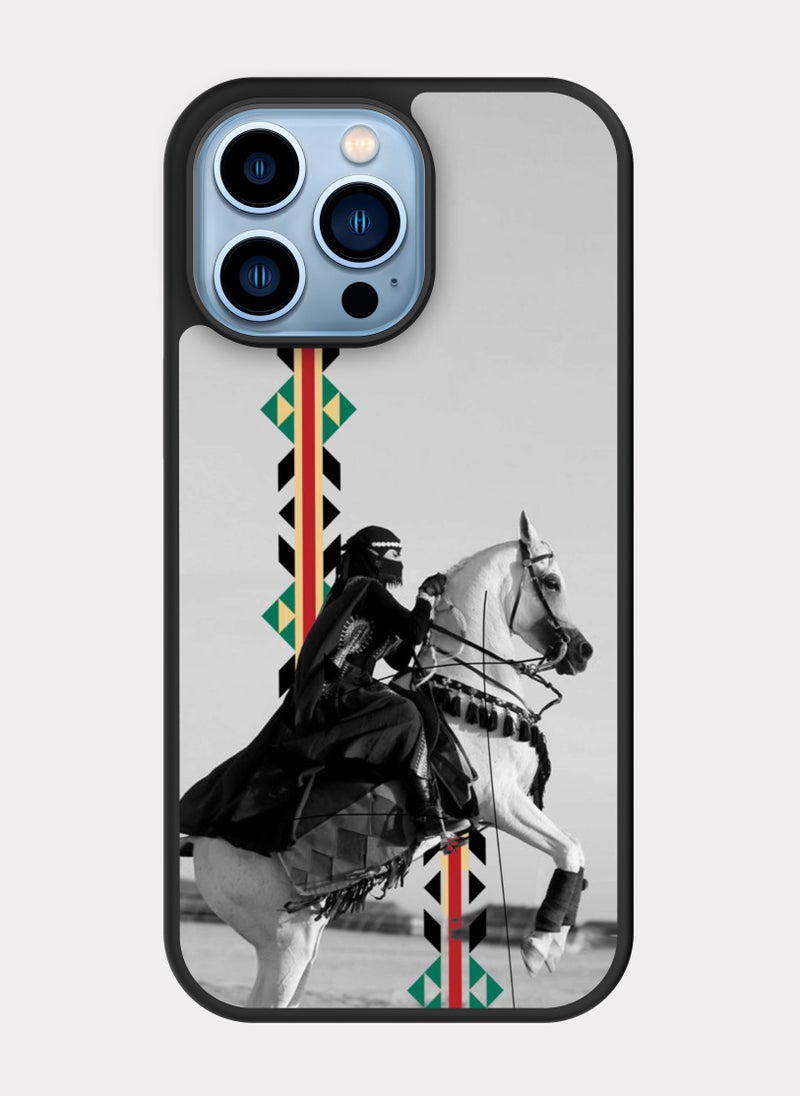 PXLAAT iPhone 13 Pro Max case cover Horsewoman - Image 1