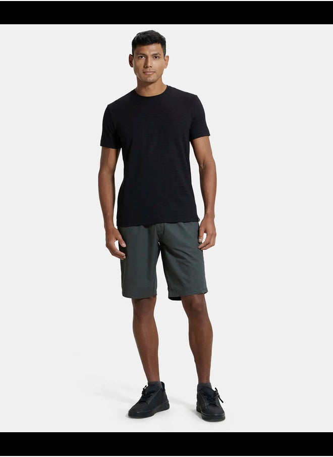 JOCKEY - Jockey IM21 Men's Super Combed Supima Cotton Solid Round Neck Half Sleeve T-Shirt - Image 1