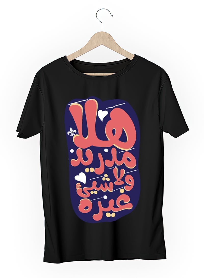 Fashion World Cotton T-shirt Printed with High-quality Real Madrid Club - Image 3