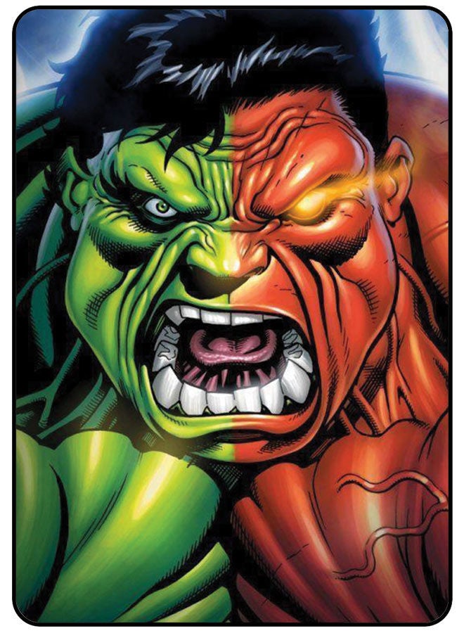 AMINA ALSHEBLI غطاء واقي لجهاز آبل آيباد الجيل العاشر 10.9 بوصة 2022 باللونين الأحمر والأخضر هالك - Image 1