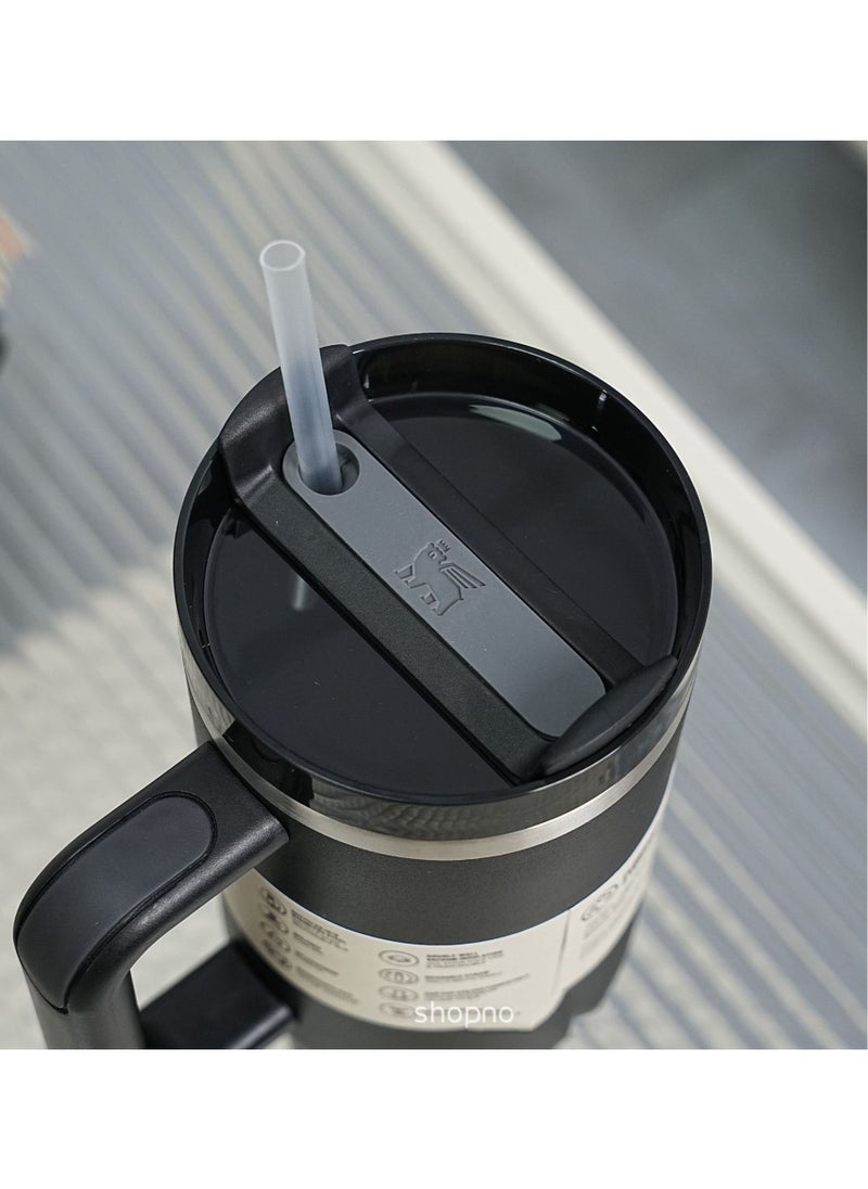 Generic - 1PC Quencher H2.0 FlowState Stainless Steel Vacuum Insulated Tumbler with Lid and Straw for Water, Iced Tea or Coffee, 40 oz - Image 1