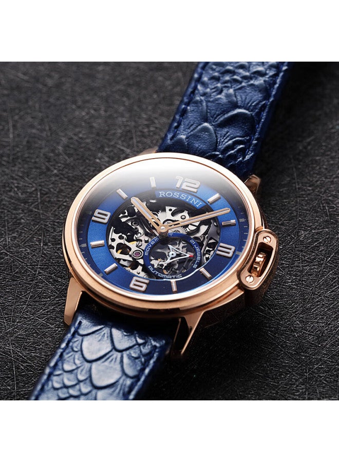 Rossini Medal Men's Automatic Mechanical Skeleton Watch Men's Brand Valentine's Day Birthday Gift For Him - Image 1