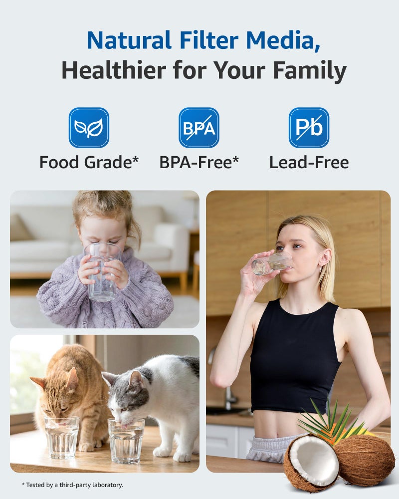 Maxblue Replacement for GEÂ® RPWFEÂ®, RPWF (with CHIP) Refrigerator Water Filter, Compatible with WSG-4, WF277, GFE28GMKES, PFE28KBLTS, GFD28GSLSS, PWE23KSKSS, GYE22HMKES, DFE28JSKSS, 2 Filters - Image 4
