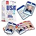 Merka US Presidents State Capitals Flash Cards 96Pack Multicolor 35 x 25 in Educational Flashcards for Kids Homeschool Learning Games - Image 2
