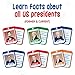 Merka US Presidents State Capitals Flash Cards 96Pack Multicolor 35 x 25 in Educational Flashcards for Kids Homeschool Learning Games - Image 3