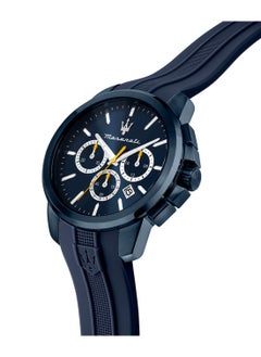 Maserati Men's Successo Blue Silicone Band Watch R8871621044 - 42mm  - Image 2