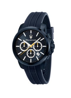 Maserati Men's Successo Blue Silicone Band Watch R8871621044 - 42mm  - Image 1