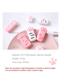SYOSI Correction Tape, SYOSI 6 Pack Milk Cat Claw Cartoon Correction Tape, Cute Girl Net Red Correction Tape, Mini Correction Tape, for Kids Students Writing Office School Supplies  - Image 5