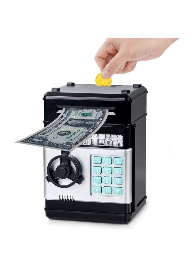 Generic - Money Bank for Kids Password Money Box for Kids ATM Savings Bank Electronic Bank for Boys Girls Ages 3-12 Birthday Gifts Kids Safe Box Cash Coin Money Safe for Kids Multicolor - Image 1