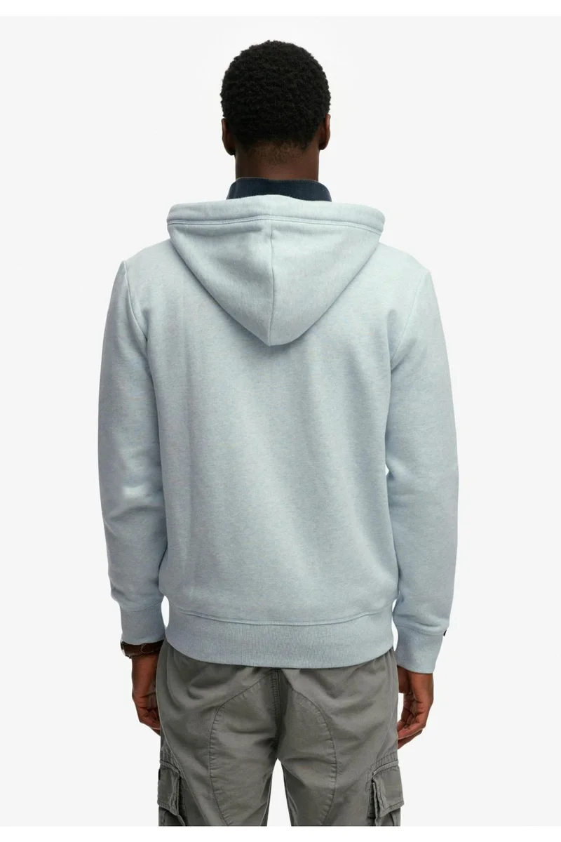 سوبر دراي Essential Logo Half Brushed Zip Hoodie